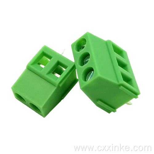 5.0MM pitch screw type PCB in-line terminal can be spliced